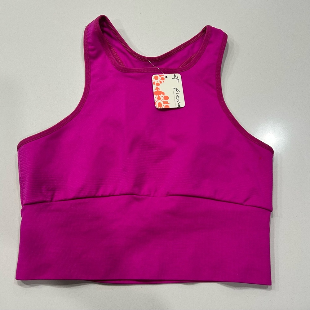 Free People movement pink rose athletic bra /tank
